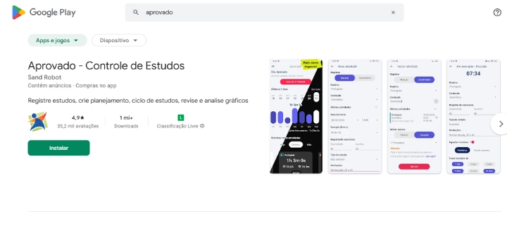 Aplicativo Aprovado